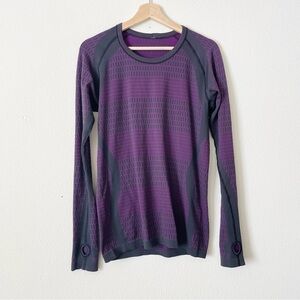 Lululemon SIZE 8 About That Base Long Sleeve seamless top